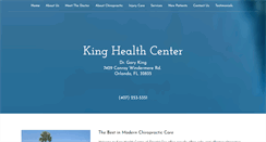 Desktop Screenshot of kinghealthcenter.com