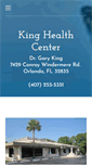 Mobile Screenshot of kinghealthcenter.com