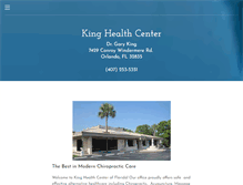 Tablet Screenshot of kinghealthcenter.com